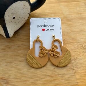 NWOT handmade polymer clay earrings